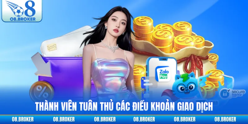 Thành viên tuân thủ các điều khoản giao dịch